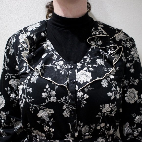 Vintage Ms. Sugar cottagecore floral prairie dress - Picture 3 of 16